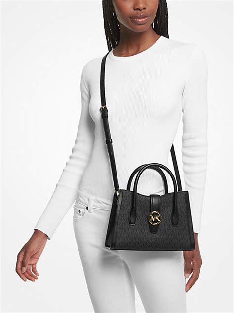 michael kors gabby medium|Gabby Small Logo Satchel .